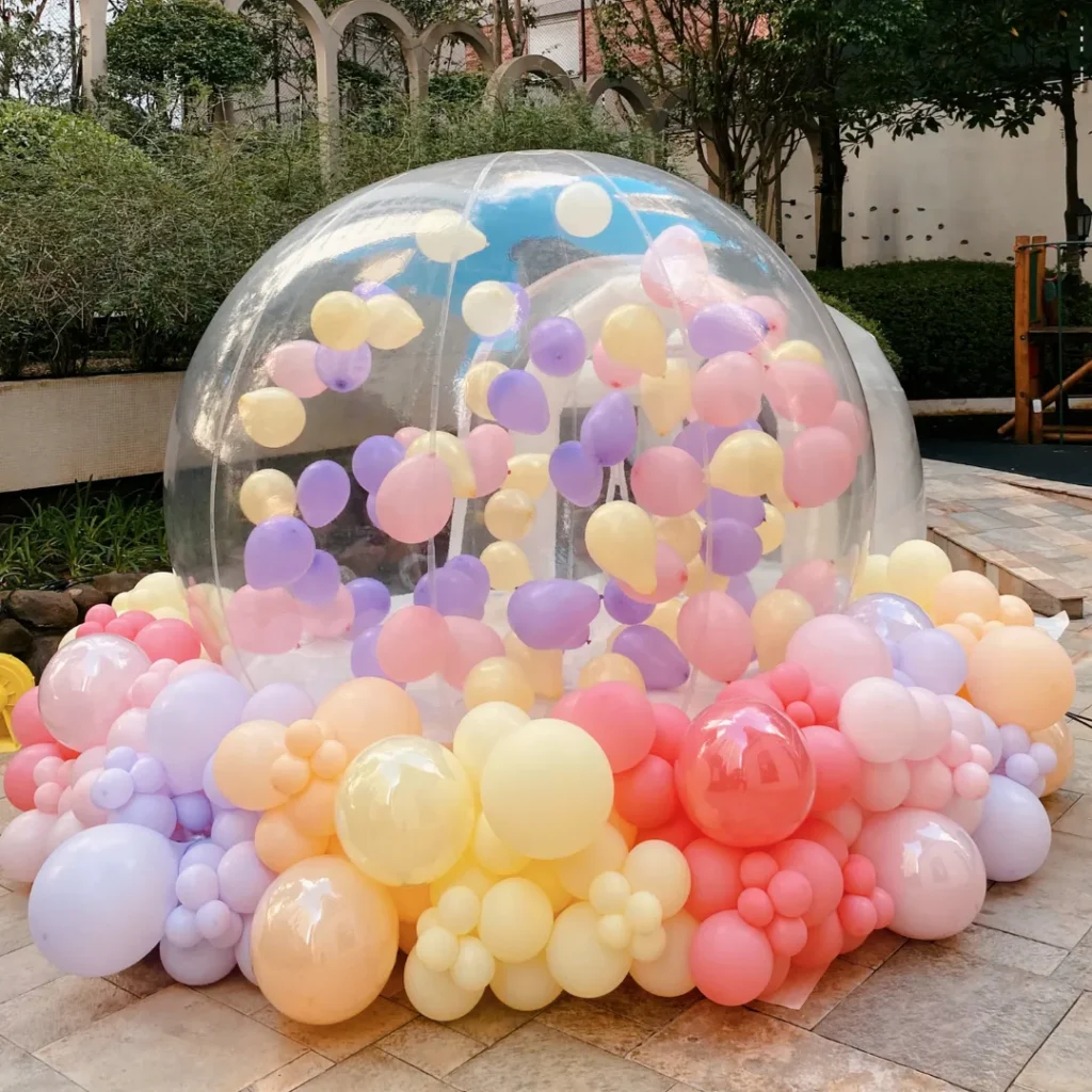 O que é Bubble House e por que ela virou febre nas festas? 1 bubble house